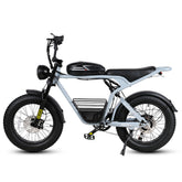 SAMEBIKE M20-I Electric Bike - 1200W Motor 48V18AH Battery 65KM Range Hydraulic Disc Brakes - Blue